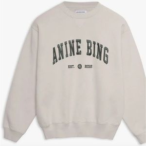 Anine Bing monogram embroidered sweatshirt!
